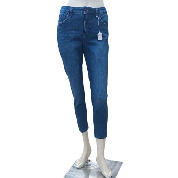 65224...Gloria Vanderbilt Skinny Ankle Crop Jeans Size 6, W28" 23"Inseam 9"Rise - Picture 1 of 5